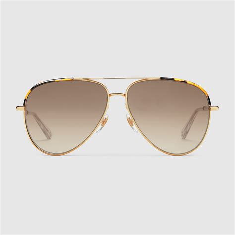 gucci aviator rubber sunglasses|Gucci aviator sunglasses for women.